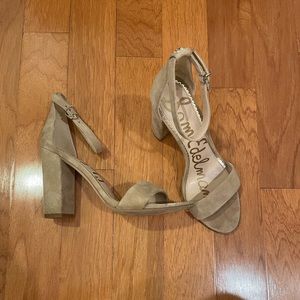 Sam Edelman Yaro Suede Sandals Nude 8